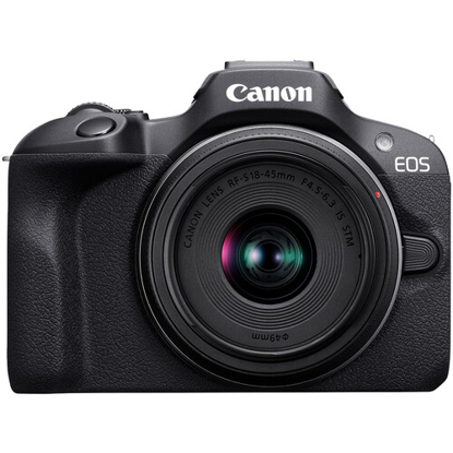 Imagen de Cámara mirrorless Canon EOS R100 con lente 18-45